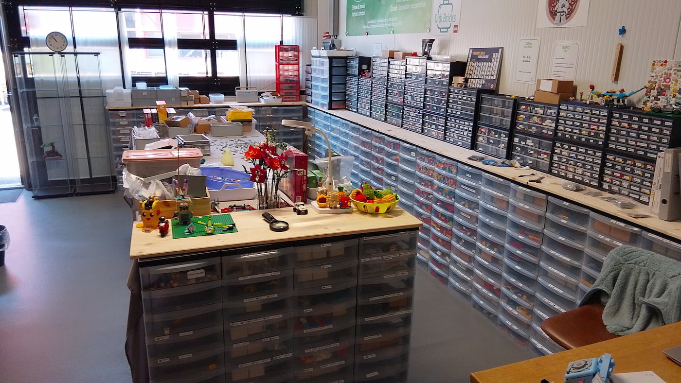 Atelier et tables de tri Didi Bricks